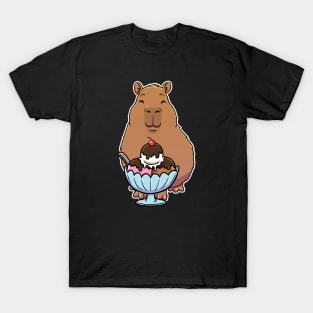 Capybara Ice Cream T-Shirt